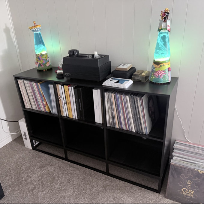 George Oliver Enzo 6 Cube Record Storage Media Stand & Reviews